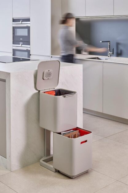 Joseph Joseph Waste Bin Totem 40 L Stone