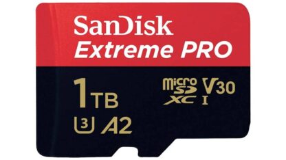 Sandisk Extreme Pro microSDXC 1.0TB Class 10 U3 V30 A2 UHS-I με αντάπτορα