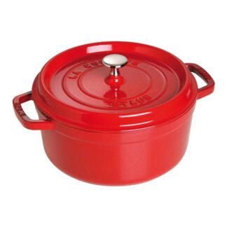 Staub La Cocotte 24cm round black, cast iron