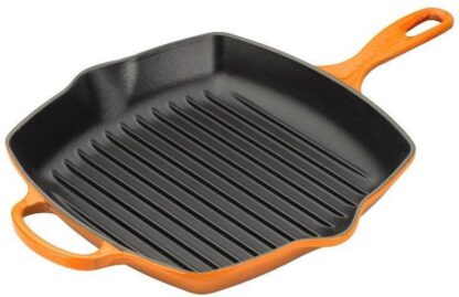 Le Creuset Grill Pan Cast Iron Square Oven Red 26 cm