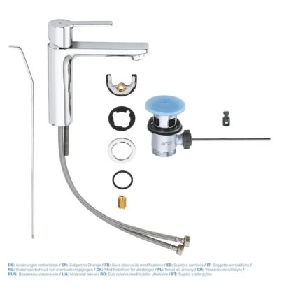 Grohe Lineare Single-lever basin mixer, 1/2