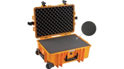 B&W Outdoor Case Type 6700 orange with foam insert