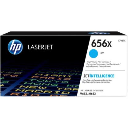 656X HP 656X High Yield Cyan Original LaserJet Toner Cartridge (CF461X)