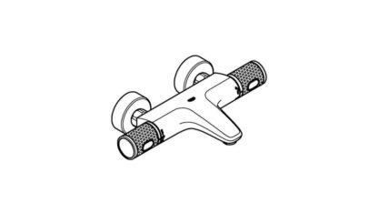 Grohe Grohtherm 1000 Performance Thermostatic Bath Valve 1/2