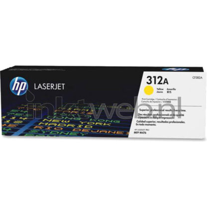 312A HP 312A Yellow LaserJet Toner Cartridge  (CF382A)