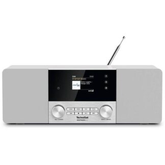 Technisat Ηχοσύστημα 2.0 DigitRadio 370 0001/3948 10W με CD Player και Bluetooth Λευκό
