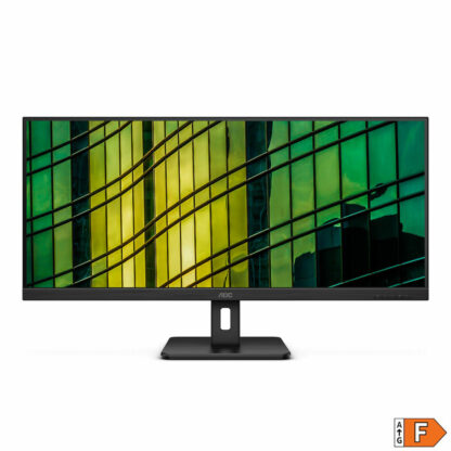 AOC U34E2M/BK VA Monitor 34" 3440x1400 με Χρόνο Απόκρισης 4ms GTG