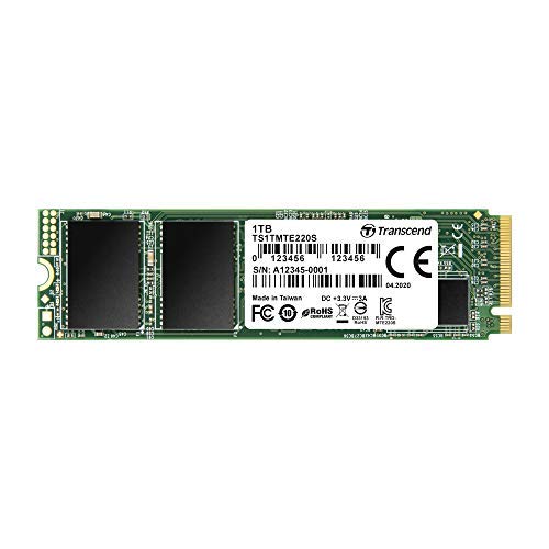 TS1TMTE220S - SSD M.2 2280 da 1TB, PCIe Gen3x4, NVMe, 3D TLC, con Dram TS1TMTE220S - SSD M.2 2280 da 1TB, PCIe Gen3x4, NVMe, 3D TLC, con Dram