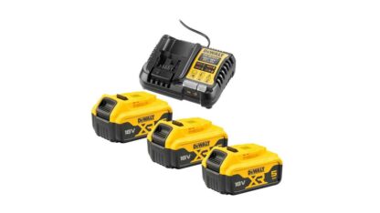 Dewalt Σετ 3 Μπαταριών Εργαλείου Λιθίου 18V Χωρητικότητας 5Ah με Φορτιστή Κωδικός: DCB1104P3