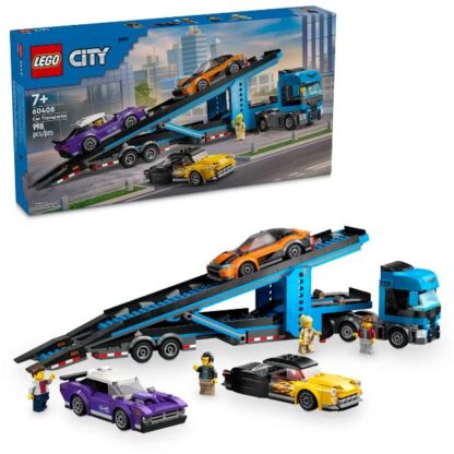 LEGO CAMION TRASPORTATORE CON AUTO SPORTIVE