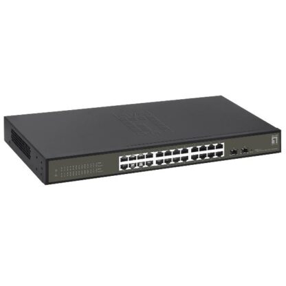 LEVELONE GES-2126 - SWITCH HILBERT 26-PORTE GIGABIT SMART LITE, 24x Gigabit RJ45 + 2x Giga