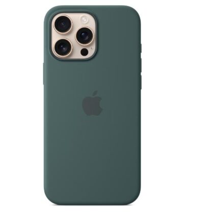 Custodia MagSafe in silicone per iPhone 16 Pro Max - Verde lago