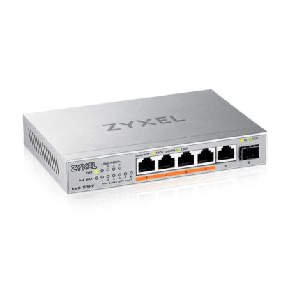 Zyxel XMG-105HP Unmanaged L2 PoE+ Switch με 5 Θύρες Ethernet