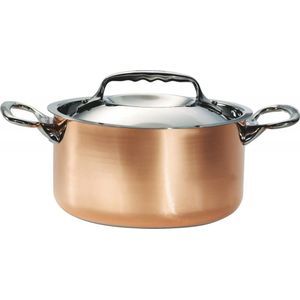 De Buyer Prima Matera Saucepot copper/steel 28 cm induction