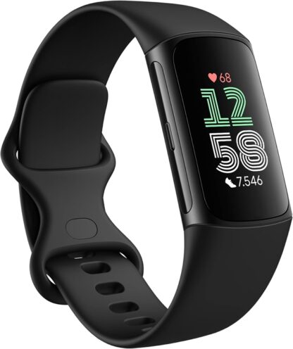 Fitbit Charge 6 Activity Tracker με Παλμογράφο Obsidian / Black Aluminum