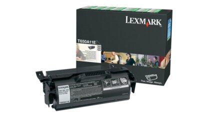 Lexmark T650A11 T650A11E Γνήσιο Toner Laser Εκτυπωτή Μαύρο Return Program 7000 Σελίδων