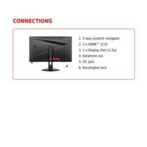 MSI G274F IPS HDR Gaming Monitor 27" FHD 1920x1080 180Hz με Χρόνο Απόκρισης 1ms GTG