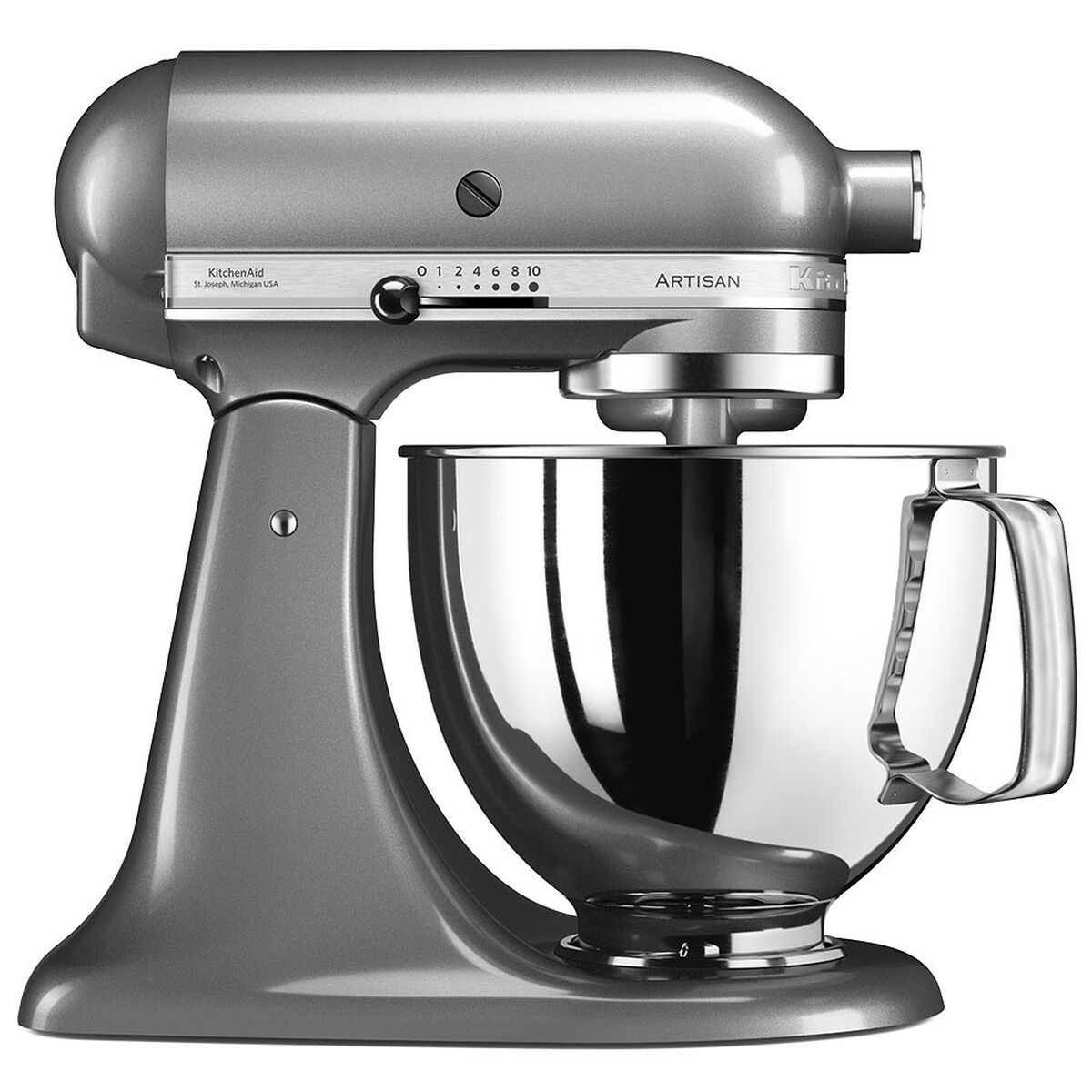 Επεξεργαστής Τροφίμων KitchenAid 5KSM125ECU Ασημί 300 W 4,8 L Επεξεργαστής Τροφίμων KitchenAid 5KSM125ECU Ασημί 300 W 4,8 L