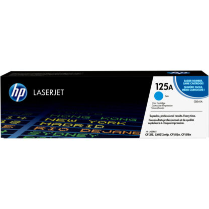 HP 125A Γνήσιο Toner Laser Εκτυπωτή Κυανό 1400 Σελίδων (CB541A)