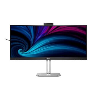 LG 34BA75QE-B Ultrawide IPS HDR Curved Monitor 34" QHD 3440x1440 με Χρόνο Απόκρισης 5ms GTG