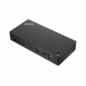 Lenovo ThinkPad Universal 90W USB-C Docking Station με HDMI/DisplayPort 4K PD Ethernet και συνδεση 3 Οθονών Μαύρο