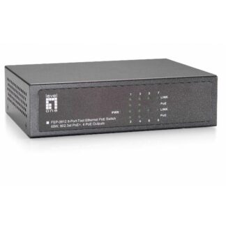 Level One GEP-0925 Unmanaged L2 PoE+ Switch με 8 Θύρες Ethernet και 1 SFP Θύρα