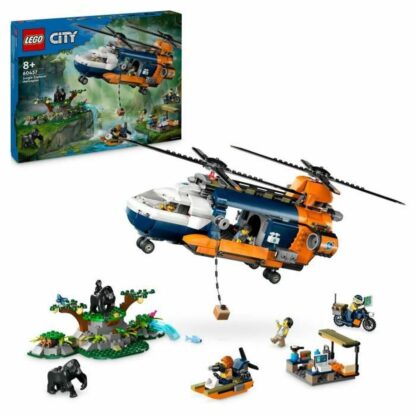 Παιχνίδι Kατασκευή Lego 60437 Jungle Explorer Helicopter Base Camp Πολύχρωμο