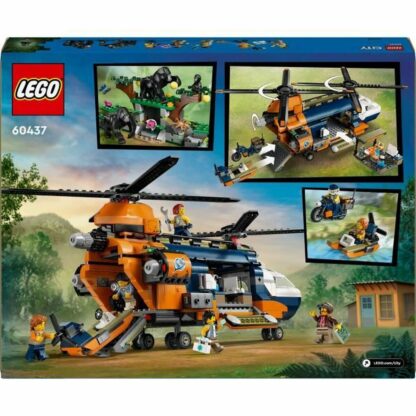 Παιχνίδι Kατασκευή Lego 60437 Jungle Explorer Helicopter Base Camp Πολύχρωμο