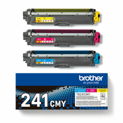 Αυθεντικό Φυσίγγιο μελάνης Brother TN241CMY Κίτρινο Κυανό Mατζέντα