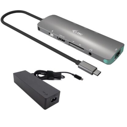 DOCKING STATION USB-C - HDMI+LAN+PD100W+ Alimentatore