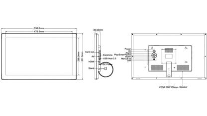 Braun DigiFrame 215 Business Line 54,61cm (21,5 )