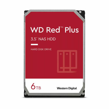 Western Digital Red Plus 6TB HDD Σκληρός Δίσκος 3.5" SATA III 5400rpm με 256MB Cache για NAS Κωδικός: WD60EFPX