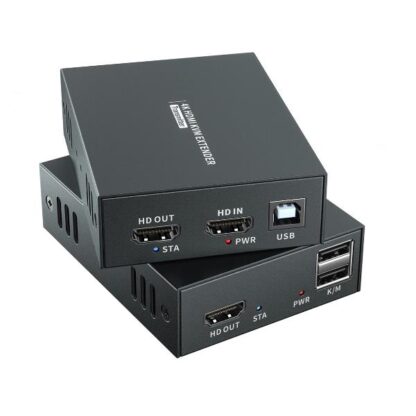 LEVELONE HVE-8111 - EXTENDER KIT HDMI 4K OVER CAT6 100m, Estensione USB