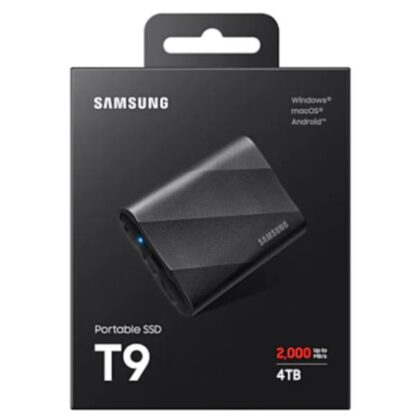 Samsung T9 USB 3.2 Εξωτερικός SSD 4TB 2.5" Μαύρο