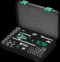 Wera 8100 SA 4 Zyklop Speed Ratchet Set, 1/4  Drive imperial