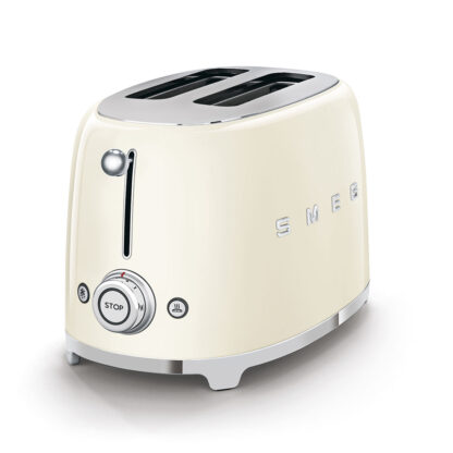 Smeg Φρυγανιέρα 2 Θέσεων 950W Μπεζ Κωδικός: TSF01CREU