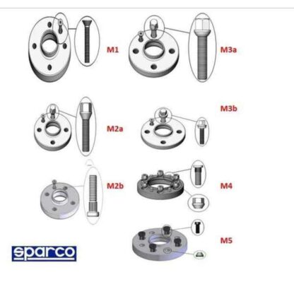 Σετ διαχωριστικών Sparco S051STB289