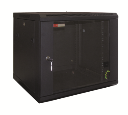 WP Wall-mounted Rack Cabinet WPN-RWB-12606- 12 U 600 x 600 x 635 mm Μαύρο