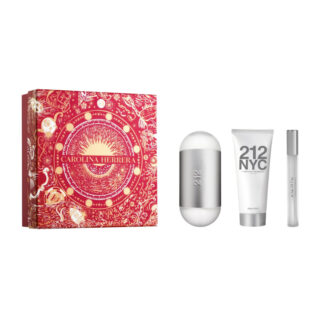 Carolina Herrera 212 Heroes For Her Eau De Perfume Spray 80ml Set 3 Pieces Christmas 2023