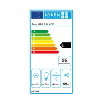 Συμβατικός Απορροφητήρας Teka GFG-2 BLACK 55 cm 329 m3/h 63 dB 180W