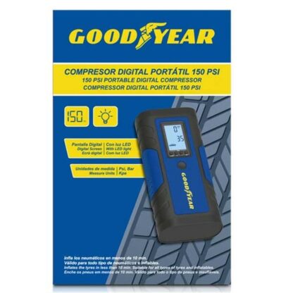 Φορητός Αεροσυμπιεστής με LED Goodyear GOD0019 2600 mAh 150 PSI 7,4 V