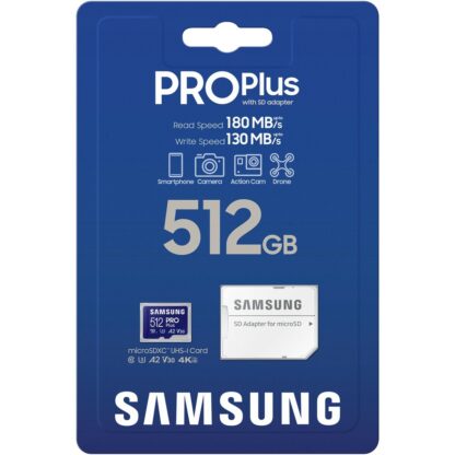 Κάρτα Μνήμης Micro SD με Αντάπτορα Samsung MB-MD512SA/EU 512 GB