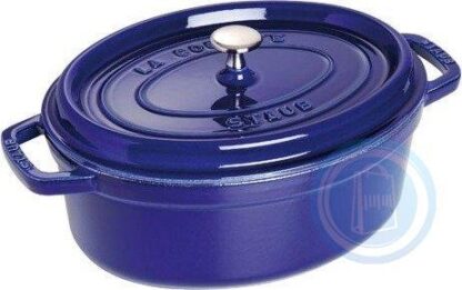 Staub Oval Cocotte Βαθιά Κατσαρόλα από Μαντέμι 4.2lt / 29cm Dark Blue Κωδικός: 40510-288-0
