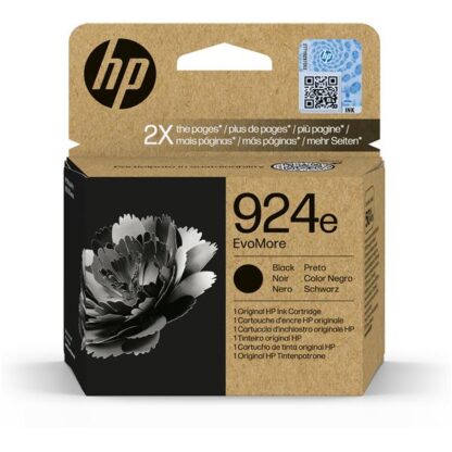 HP 924e EvoMore Γνήσιο Μελάνι Εκτυπωτή InkJet Μαύρο (4K0V0NE)
