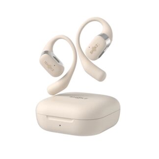 Shokz OpenFit Air Open Ear Bluetooth Handsfree Ακουστικά με Αντοχή στον Ιδρώτα και Θήκη Φόρτισης Λευκά