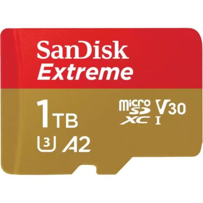 Sandisk Extreme microSDXC 1TB U3 V30 A2 UHS-I με αντάπτορα 190MB/s