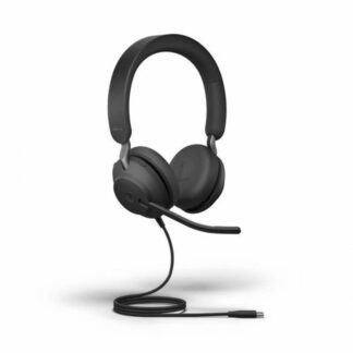 Jabra Evolve2 65 VOIP Headset Link380a MS Mono Desk Stand Black (26599-899-989)