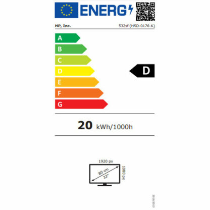 Οθόνη Gaming HP 94F50E9#ABB 31,5"