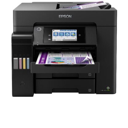 Epson Ecotank ET-5850 Έγχρωμο Inkjet Φωτοτυπικό με Αυτόματο Τροφοδότη Φύλλων (ADF) και Σάρωση Διπλής Όψης