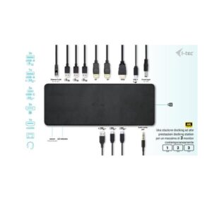 USB-C TRIPLE 4K DISPLAY DOCKING STATION GEN2 PRO